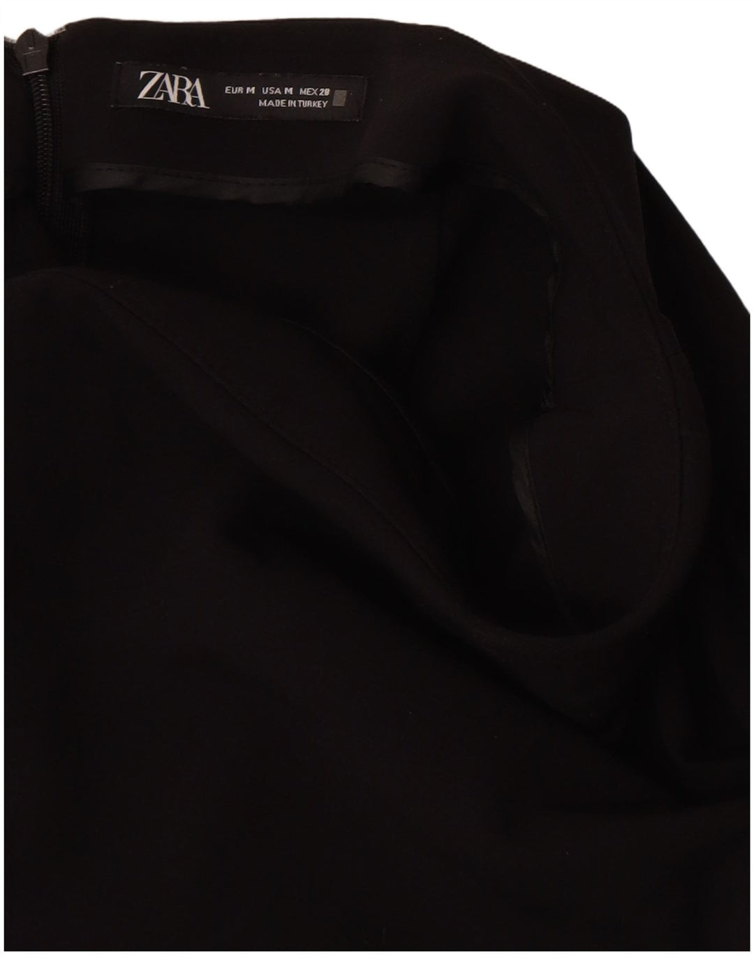 Minissaia feminina Zara média W30 preta