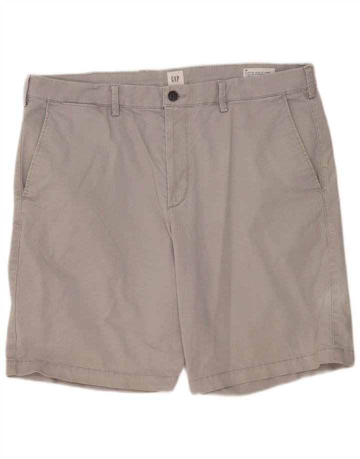 Shorts Chino Masculino GAP W38 XL Algodão Cinza