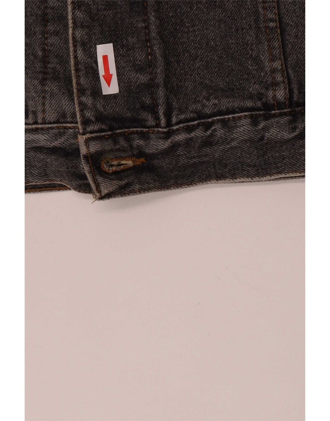 Jaqueta jeans masculina Casucci UK 38 algodão cinza médio