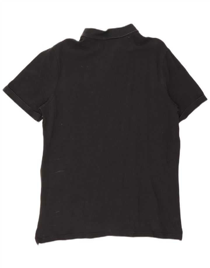 Camisa polo masculina Nike grande algodão preto