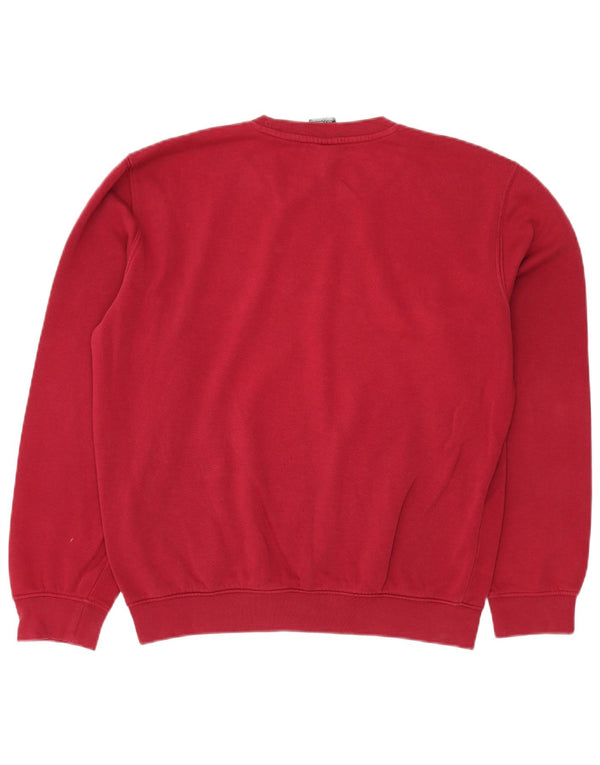 Champion moletom gráfico masculino jumper grande algodão vermelho