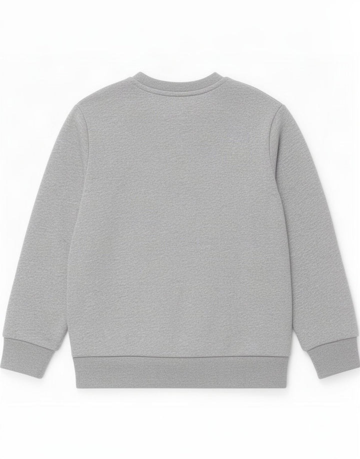 Suéter Adidas Menino 2-3 Anos Cinza Algodão