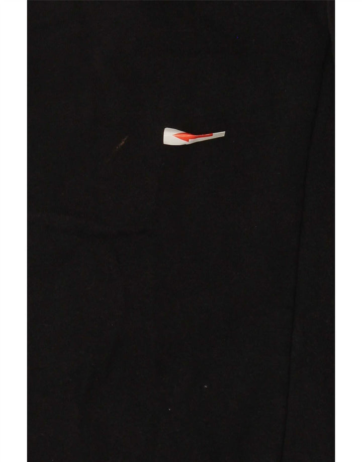 Calça de treino masculina Fila joggers grande algodão preto