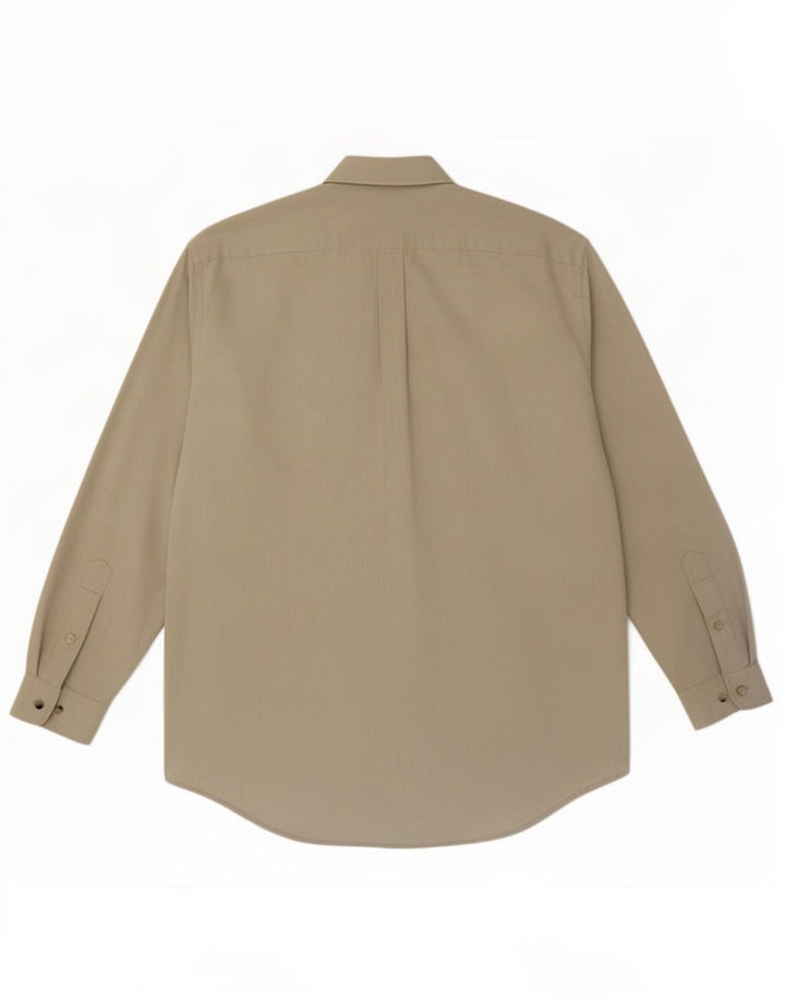 Camisa masculina Marlboro Classics 2XL algodão bege