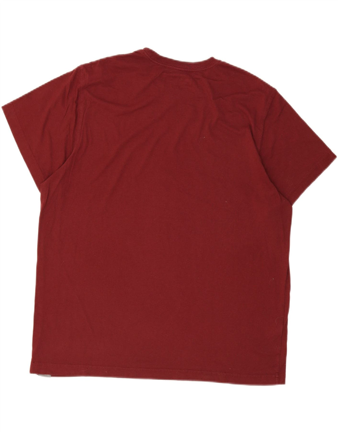 EDDIE BAUER Mens T-Shirt Top XL Burgundy Cotton Vintage Eddie Bauer and Second-Hand Eddie Bauer from Messina Hembry 