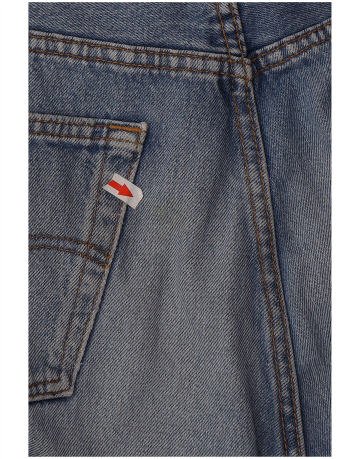 Calça jeans reta masculina Levi's W38 L32 azul algodão