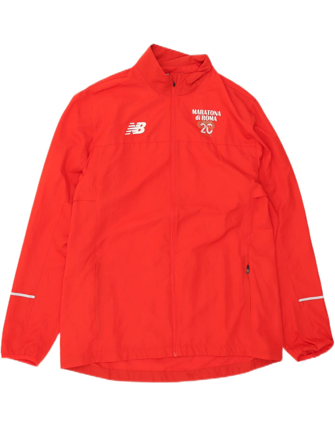 Jaqueta masculina New Balance Graphic Tracksuit XL poliéster vermelho