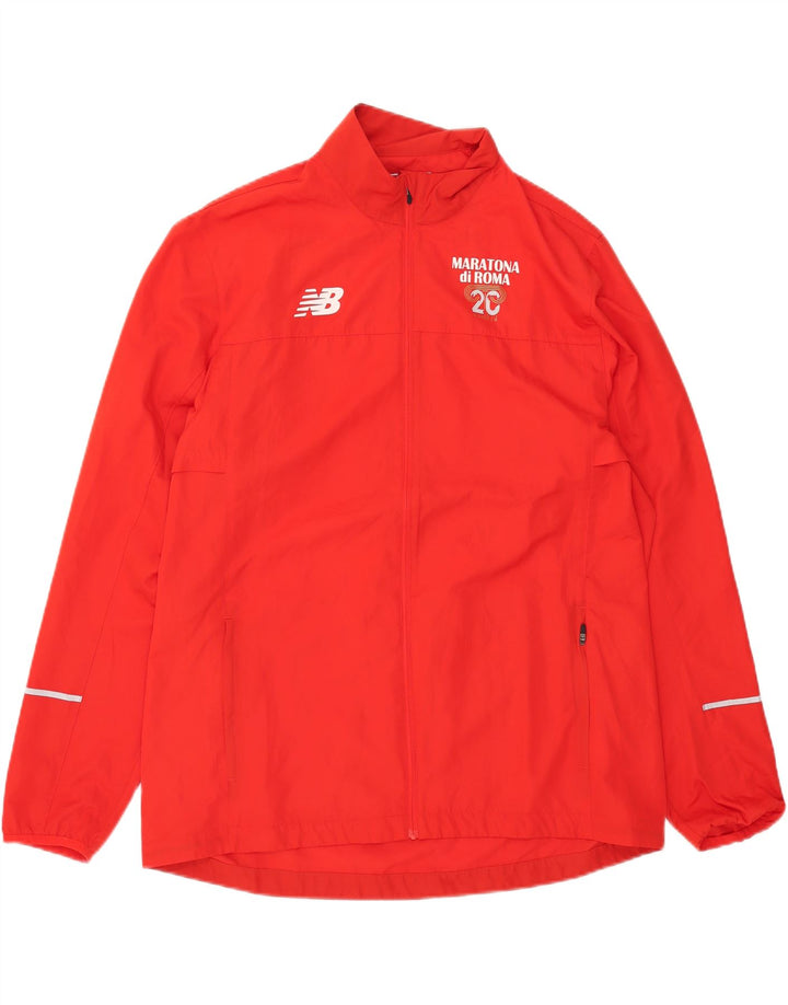 Jaqueta masculina New Balance Graphic Tracksuit XL poliéster vermelho