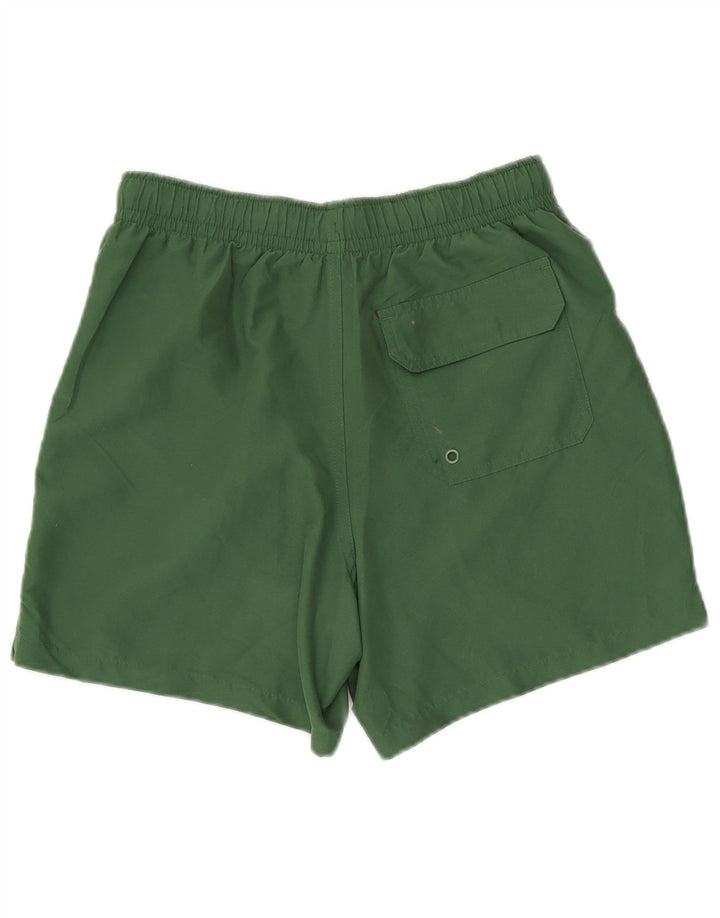 Shorts de natação masculino Marks & Spencer pequeno verde poliéster