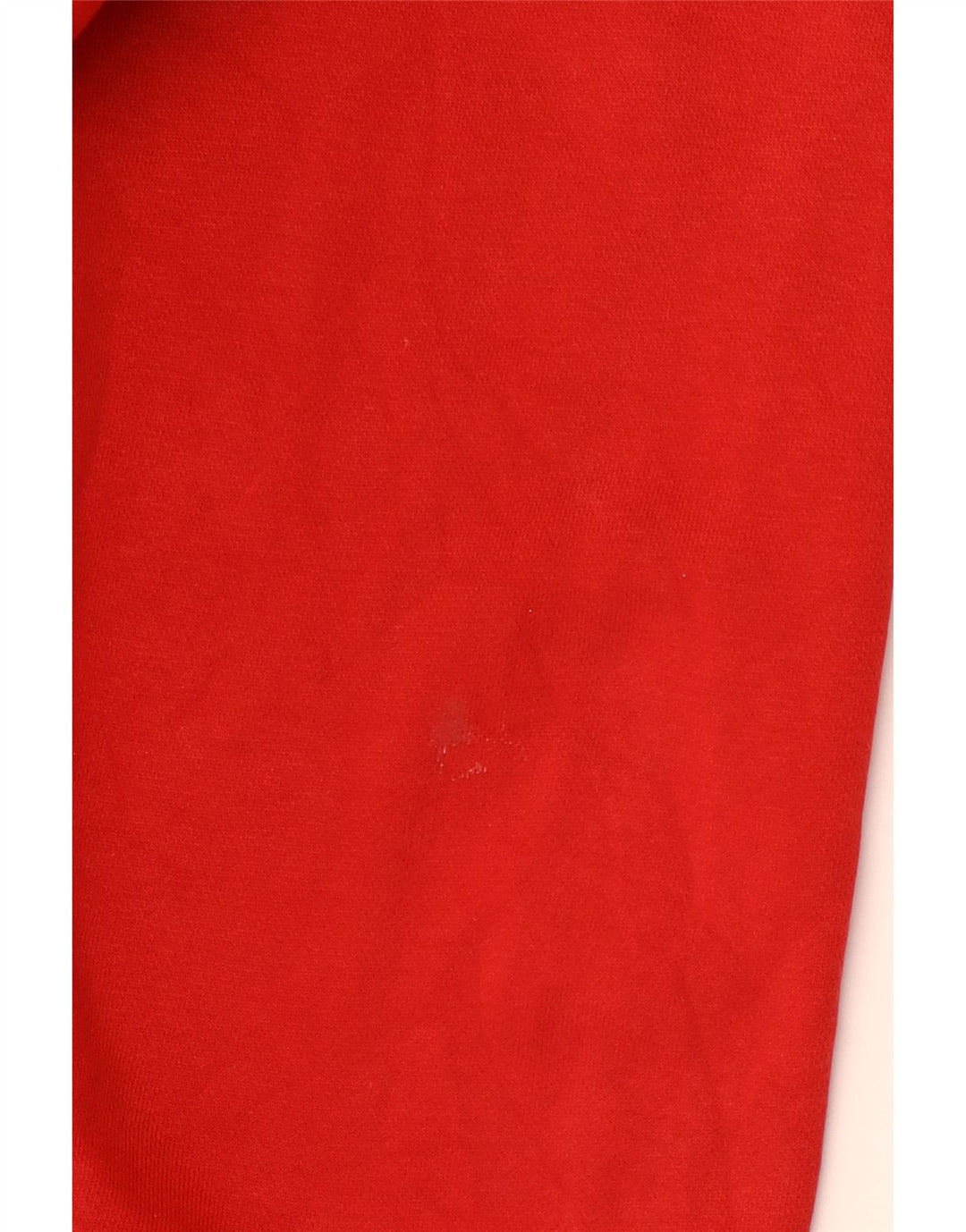 ADIDAS Mens Zip Hoodie Sweater XL Vermelho Algodão