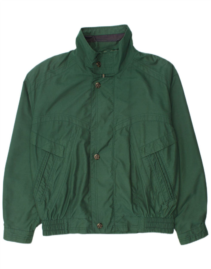Jaqueta bomber masculina Umberto Rosetti UK 40 poliéster verde grande