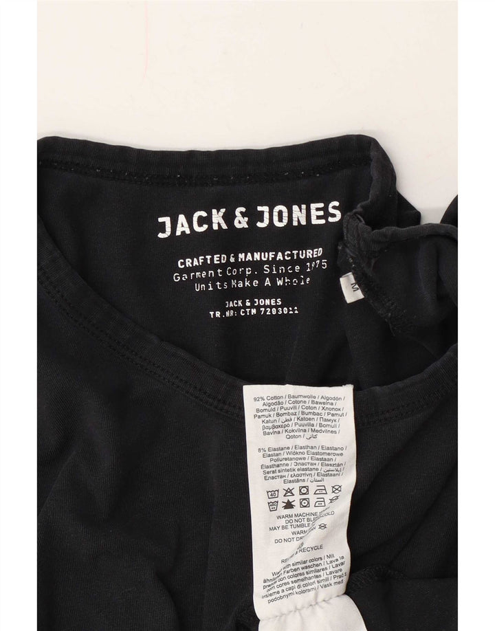 Camiseta masculina Jack & Jones Top médio algodão azul marinho