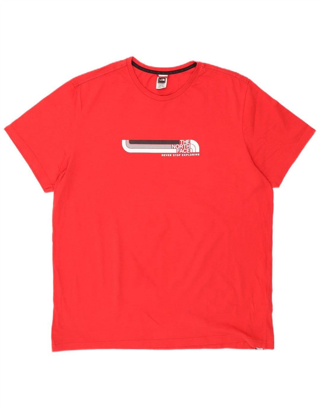 Camiseta gráfica masculina THE NORTH FACE Top 2XL algodão vermelho