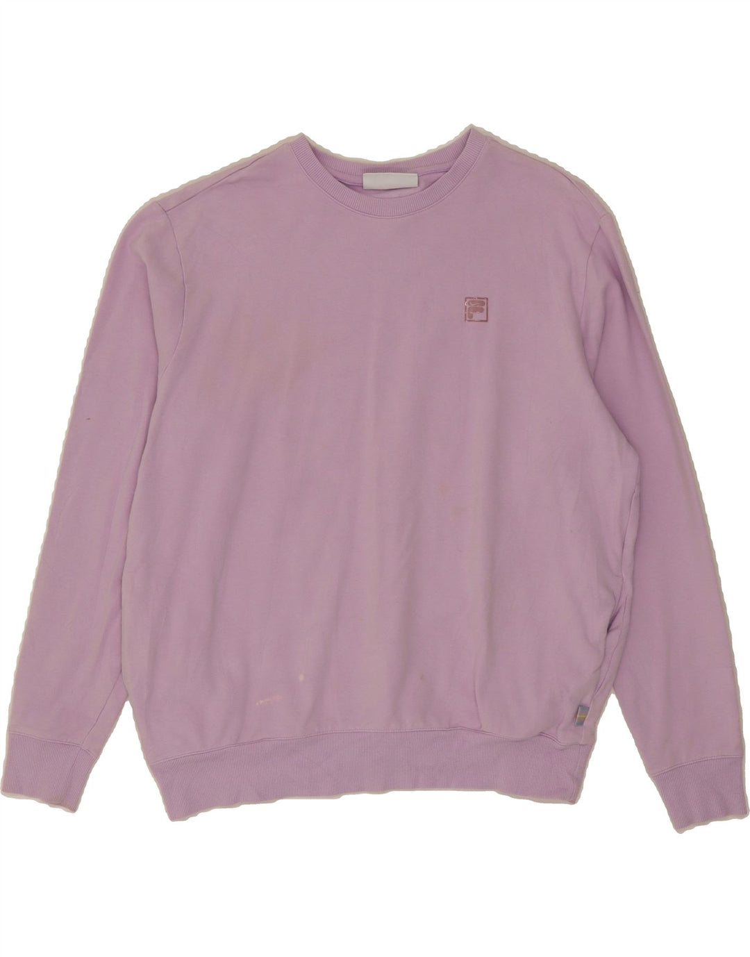 FILA Womens Sweatshirt Jumper UK 18 XL Purple Cotton Vintage Fila and Second-Hand Fila from Messina Hembry 