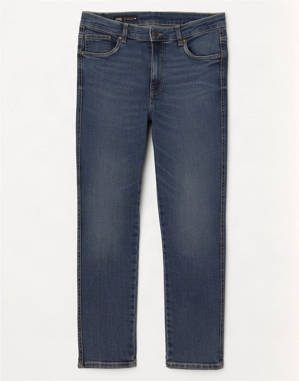 Zara Jeans Slim Feminino EU 40 Médio W30 L27 Azul
