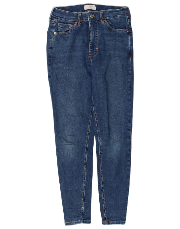 Topshop feminino Jamie Skinny Jeans W28 L30 algodão azul