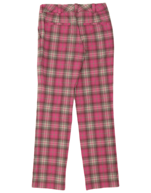 Calça Nike Dri Fit Straight Chino Feminina UK 8 Pequena W28 L32 Rosa Check