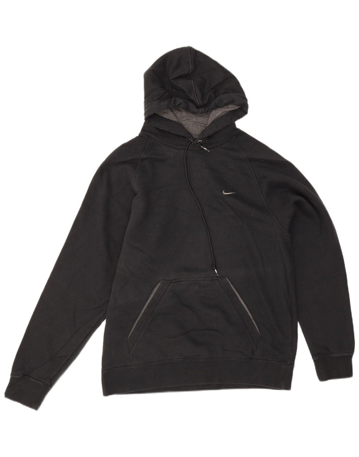 Nike Mens Hoodie Jumper Médio Algodão Preto