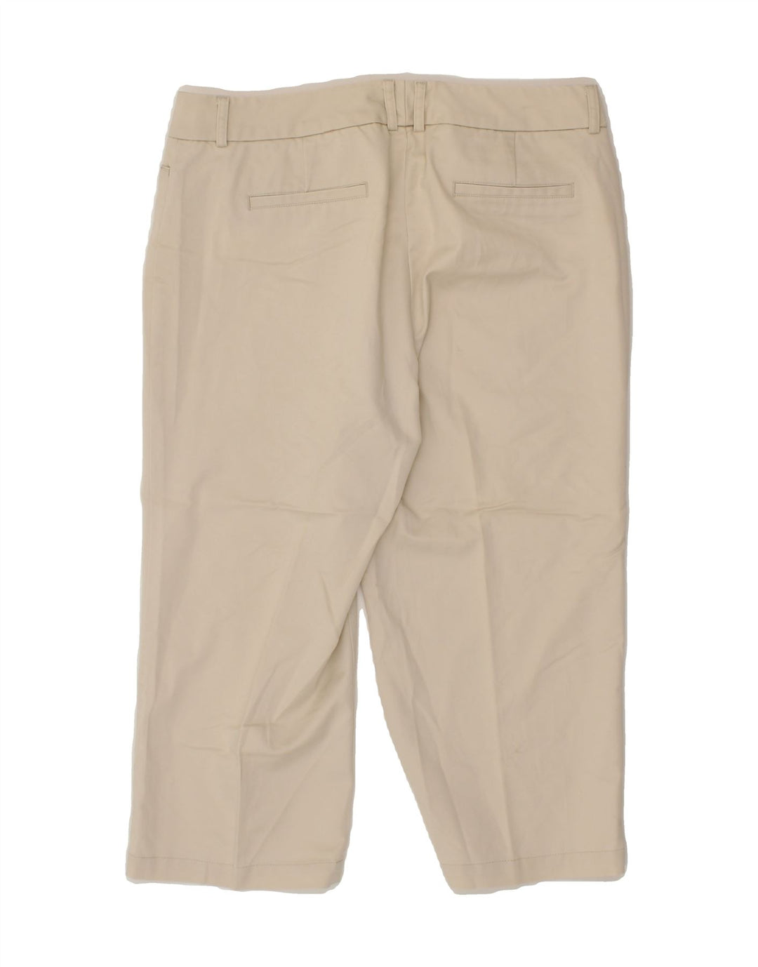 DOCKERS Womens Straight Capri Trousers US 12 Large W32 L20 Beige Cotton Vintage Dockers and Second-Hand Dockers from Messina Hembry 
