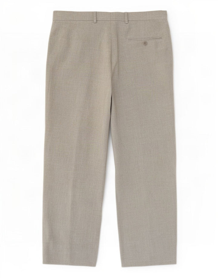 Calça masculina Marks & Spencer Pegged Suit W32 L29 poliéster cinza