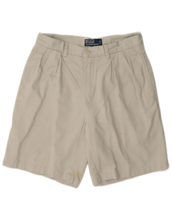 Polo Ralph Lauren Masculino Pegged Chino Shorts W30 Algodão Bege Médio