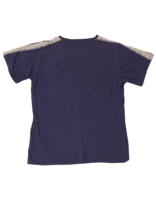 Camiseta Champion Boys Graphic Top 13-14 Anos XL Azul Marinho Colorblock