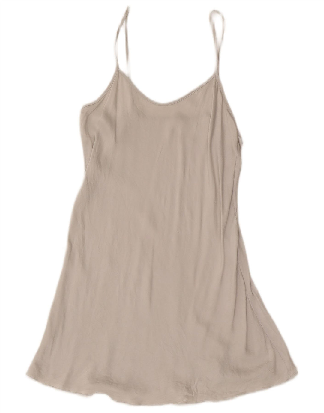 Vestido Slip Feminino Vintage UK 10 Pequeno Cinza