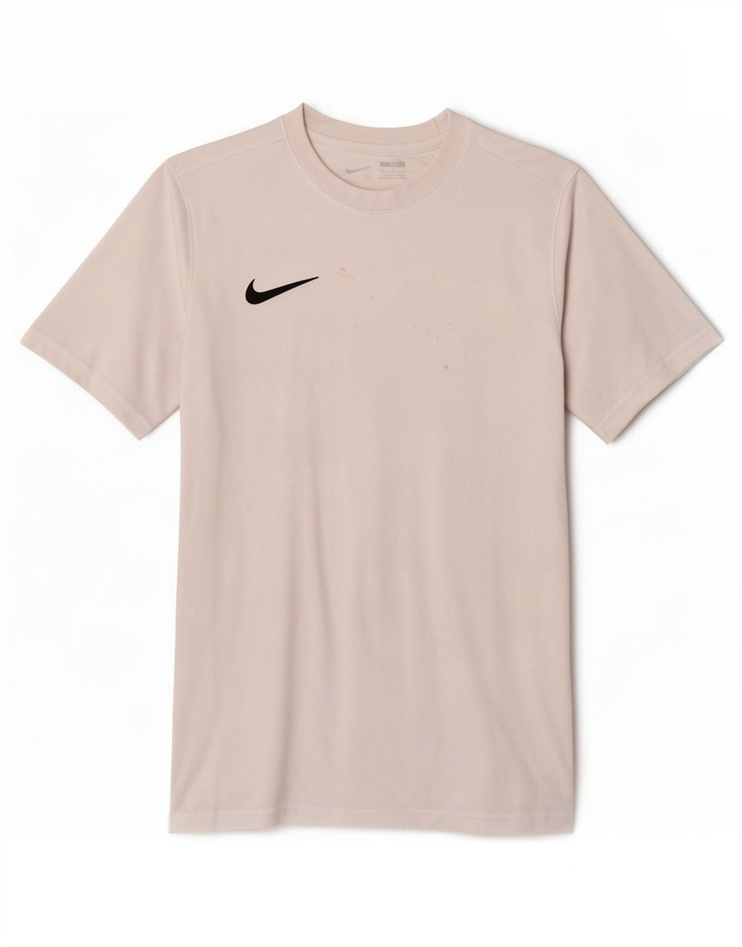 Camiseta masculina Nike Dri Fit Slim Top médio branco poliéster