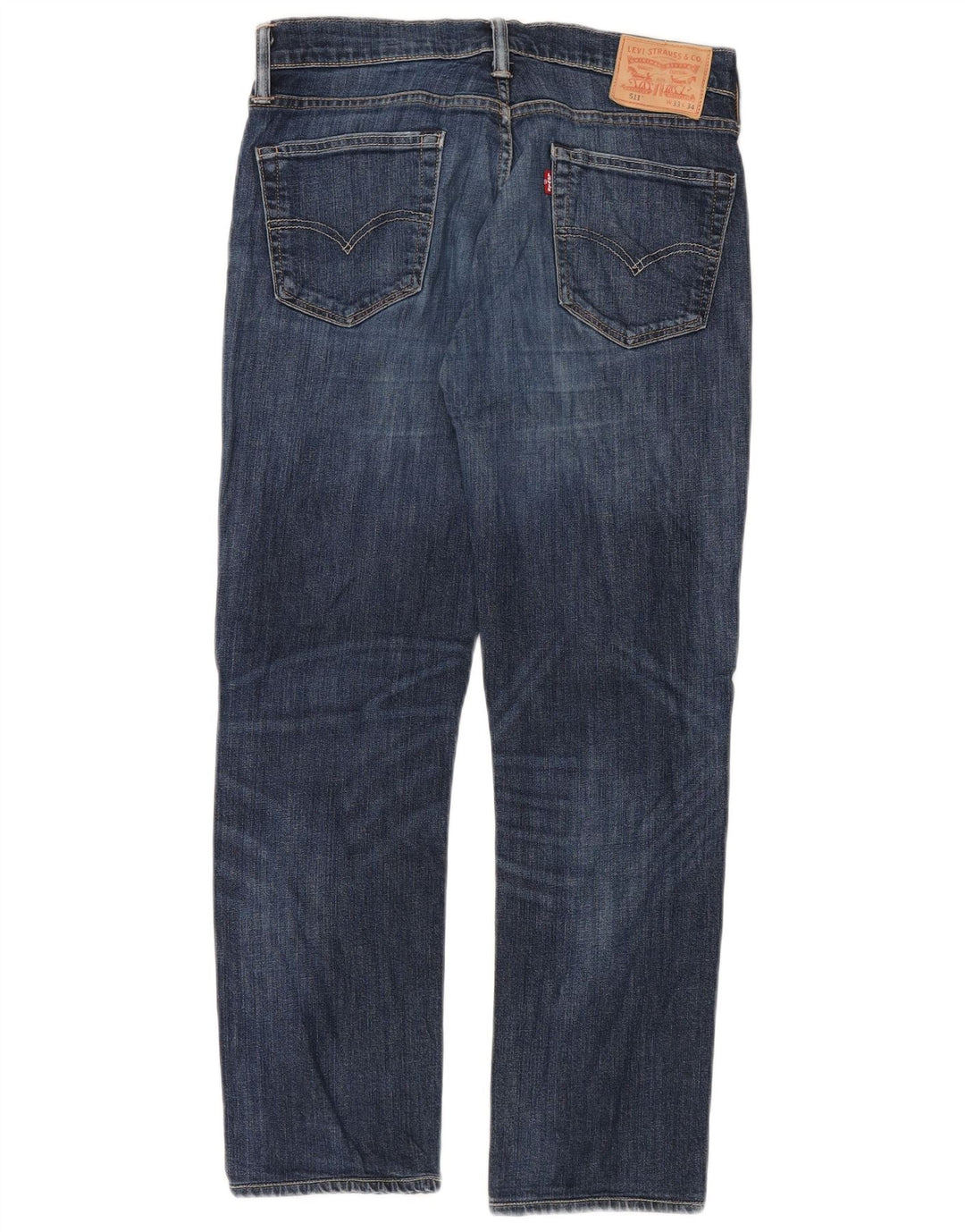 Calça Jeans Levis 511 Slim Masculina W33 L30 Azul Algodão