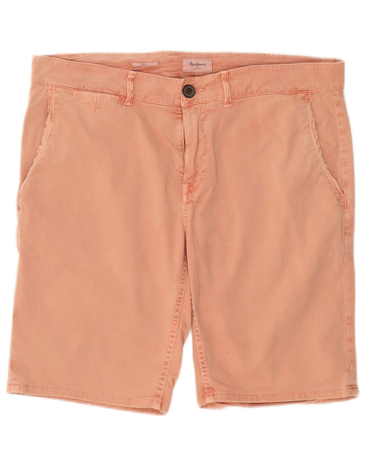 PEPE Jeans Masculino Chino Shorts W36 Grande Rosa