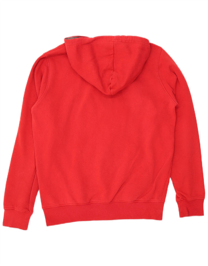 MUCHMORE moletom com capuz gráfico masculino pequeno algodão vermelho