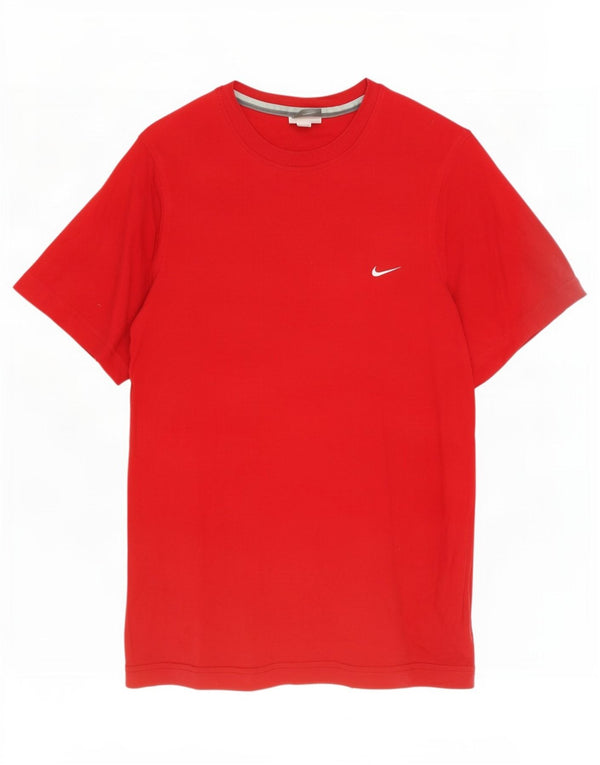 Camiseta masculina Nike Top UK 36/38 pequena algodão vermelho
