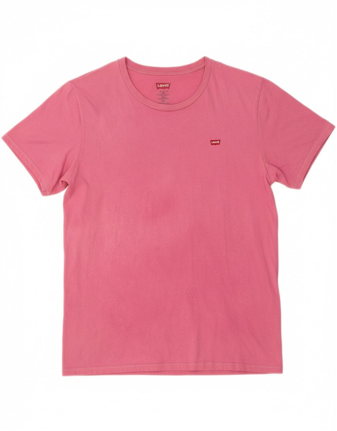 Camiseta feminina LEVI'S UK 22 3XL algodão rosa