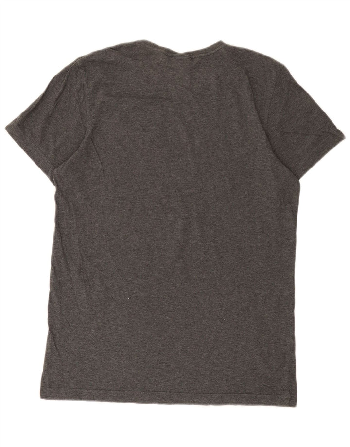 Camiseta Adidas Masculina Graphic Top Cinza Médio Algodão