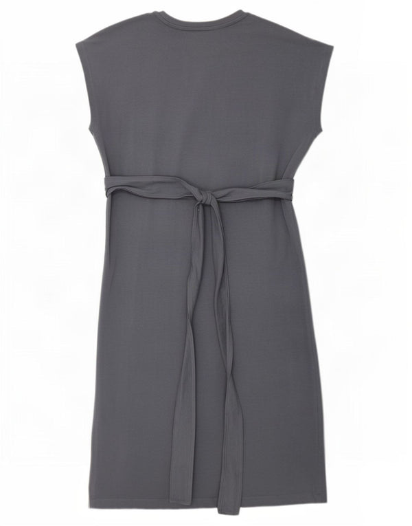 Vestido camiseta feminino Zara UK 18 XL algodão azul
