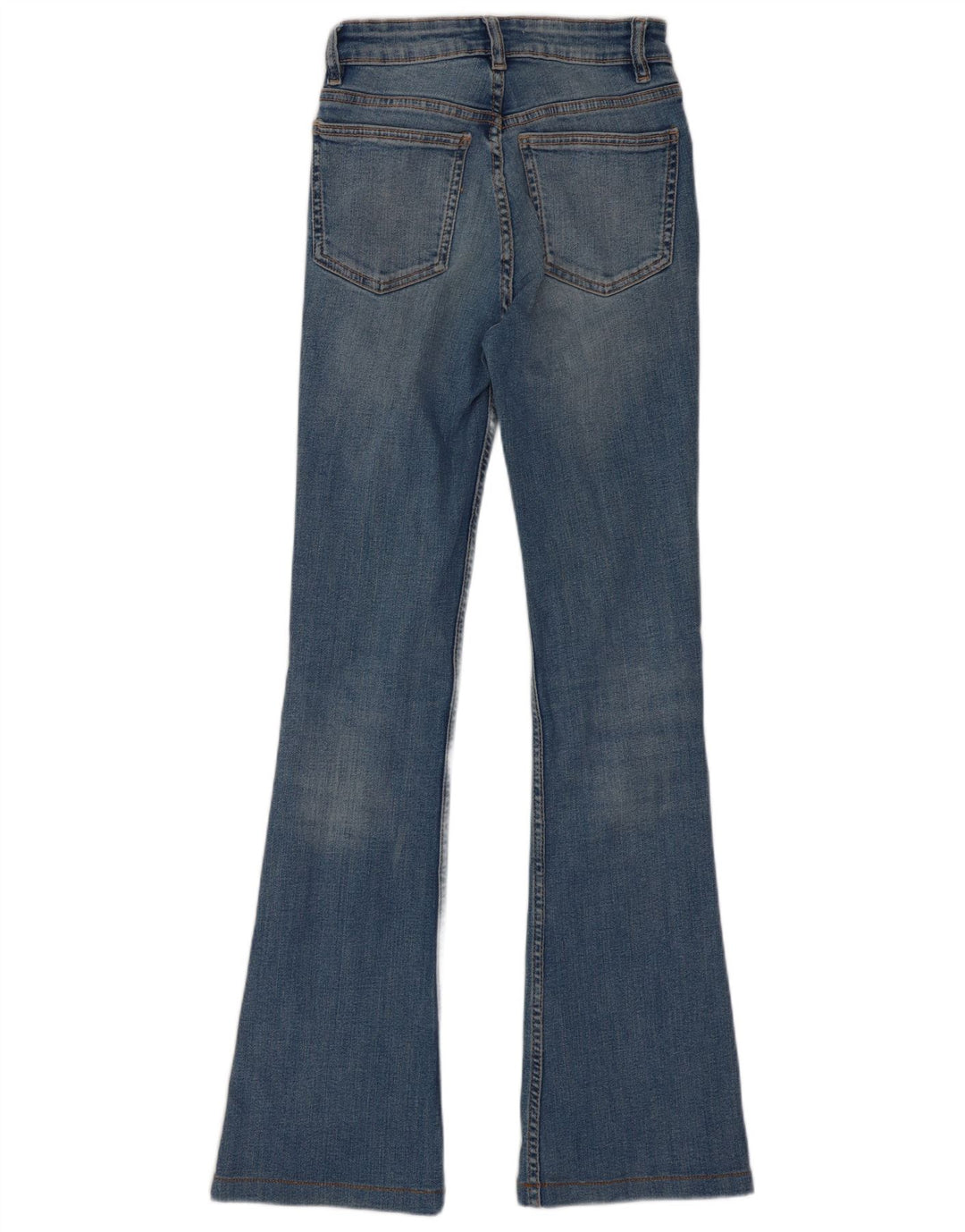 Zara Calça jeans feminina larga EU 34 2XS W24 L30 Azul