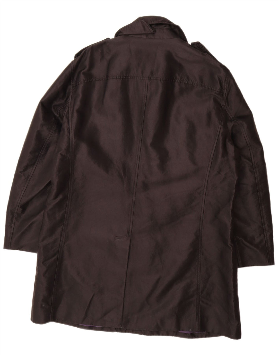 Trench Coat Masculino Armani Exchange Reino Unido 42 XL Algodão Preto