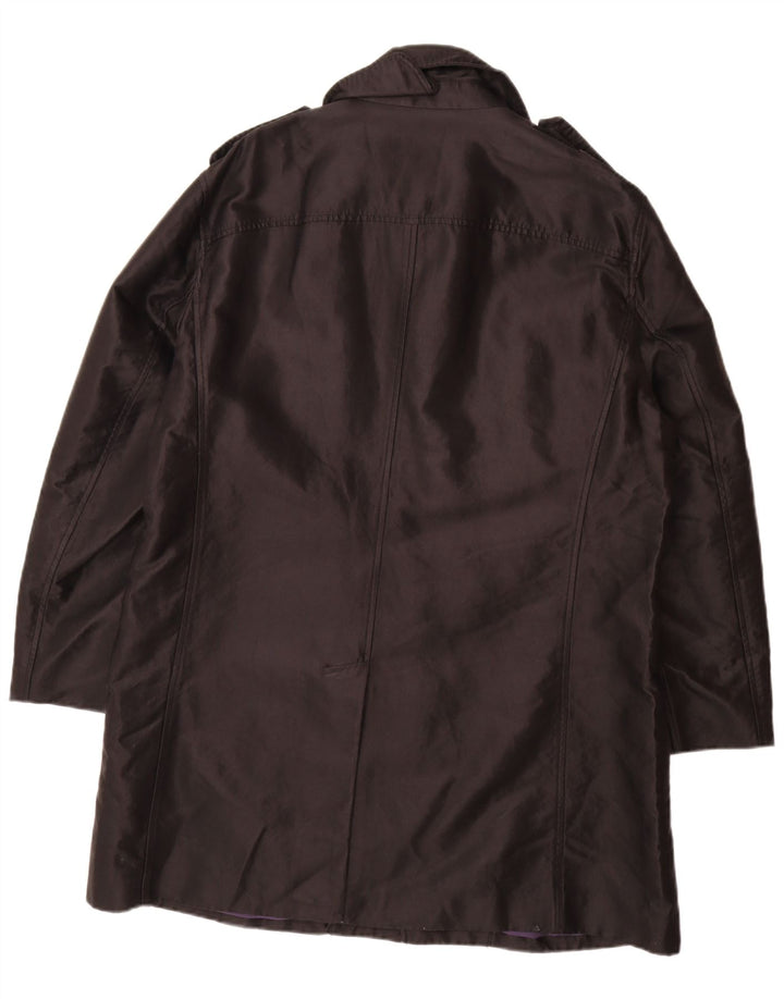 Trench Coat Masculino Armani Exchange Reino Unido 42 XL Algodão Preto