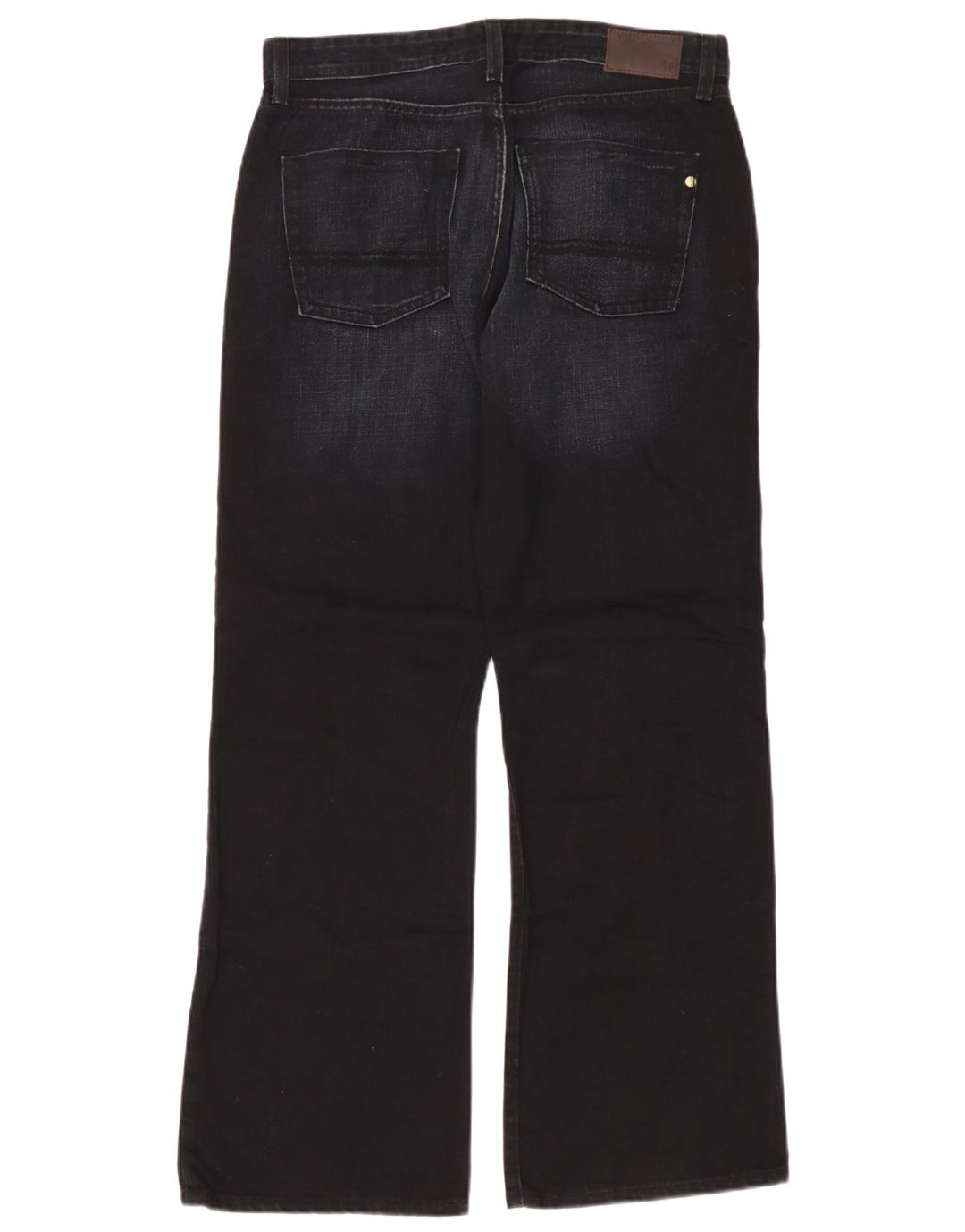 Ben Sherman Mens Bootcut Jeans W32 L30 Azul Marinho Algodão