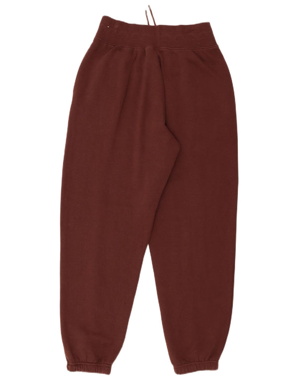 Calça de treino feminina Nike Joggers UK 10 pequeno algodão marrom