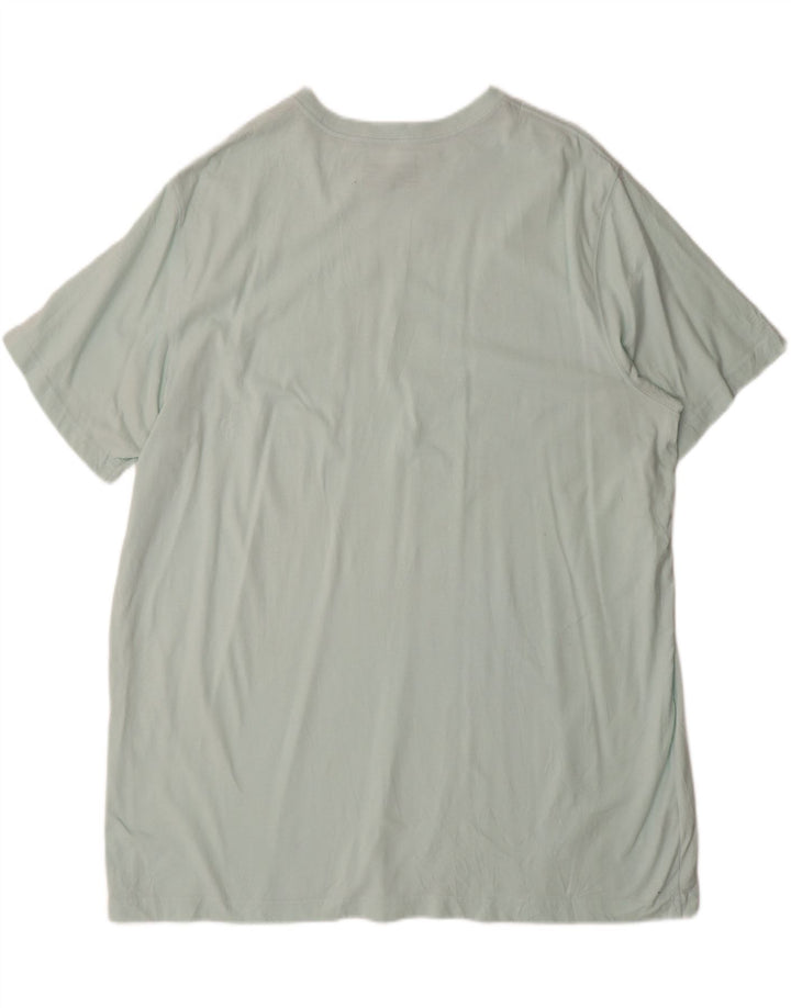 EDDIE BAUER Mens Tall T-Shirt Top 2XL Green Cotton Vintage Eddie Bauer and Second-Hand Eddie Bauer from Messina Hembry 