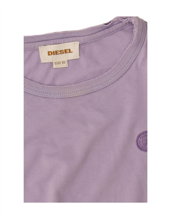DIESEL Womens T-Shirt Top UK 18 XL Purple Vintage Diesel and Second-Hand Diesel from Messina Hembry 