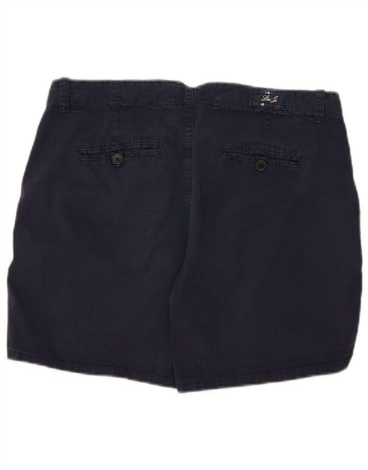 Liu Jo Shorts Chino Feminino W34 Grande Azul Marinho