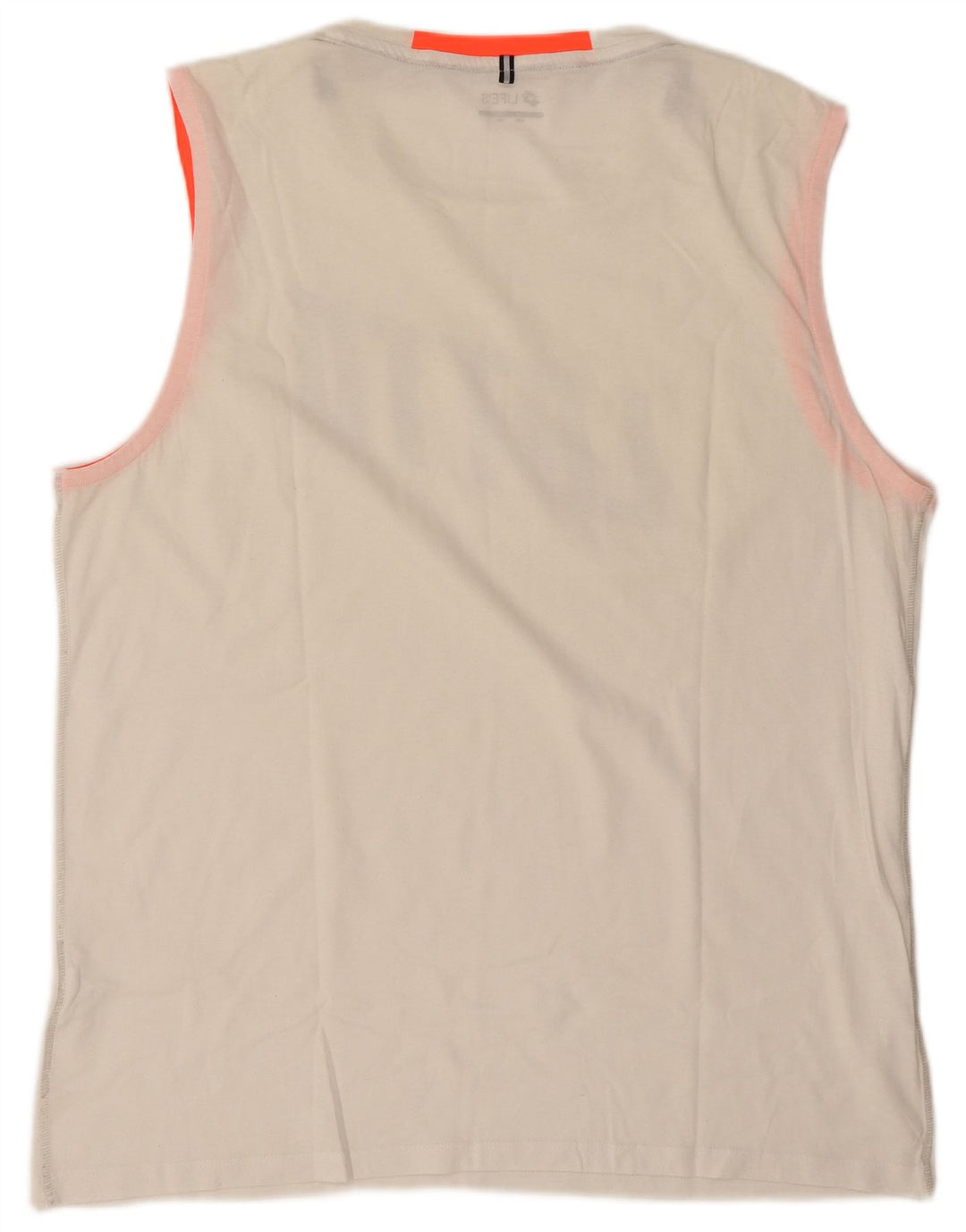 Lotto Mens Graphic Vest Top 2XL Algodão Branco