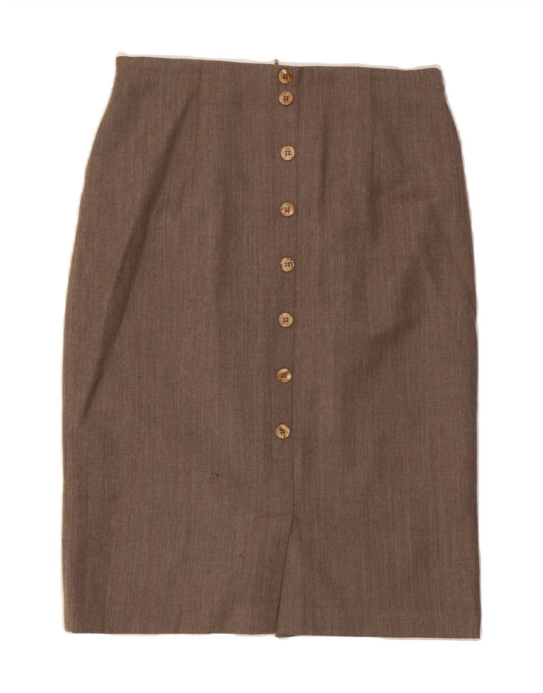 CLASSICS Womens Pencil Skirt W32 Large  Brown Polyester Vintage Classics and Second-Hand Classics from Messina Hembry 