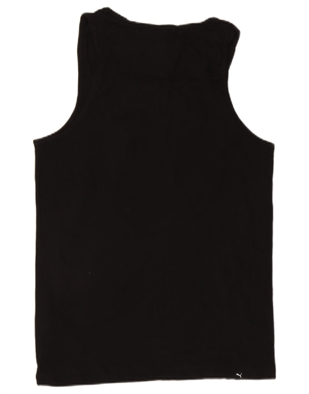 Puma Mens Graphic Vest Top Medium Black Cotton