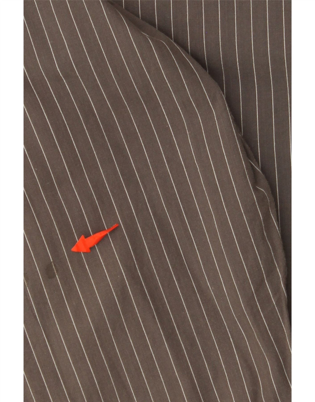 Camisa masculina TOM TAILOR XL cinza listrado algodão