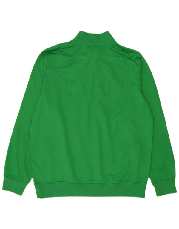 Moletom masculino Umbro com zíper e gola grande em poliéster verde