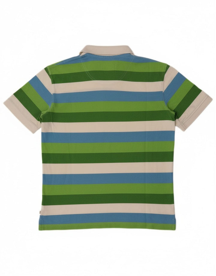 Camisa polo masculina Timberland Earthkeepers XL listrada multicolorida