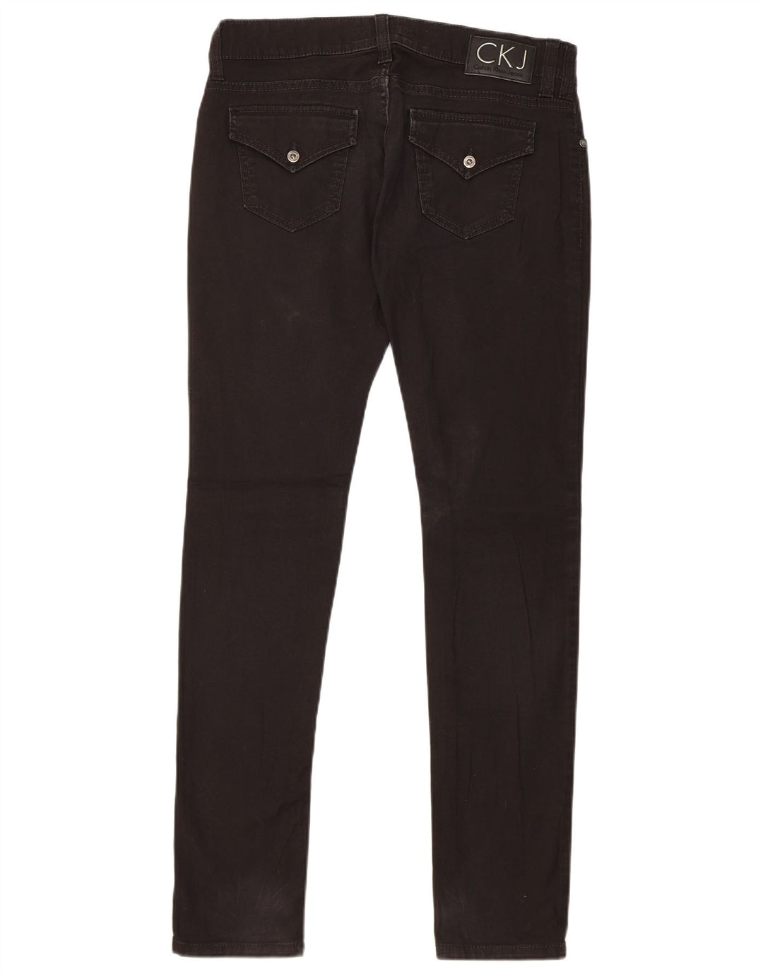 Calvin Klein Jeans Slim Feminino W30 L31 Algodão Preto